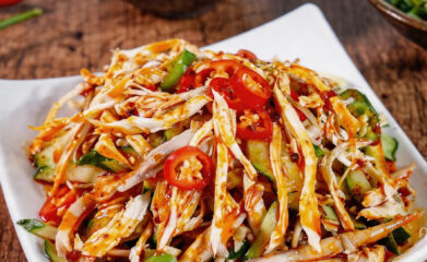 Trhané kuracie mäso s chrumkavou uhorkou top 1