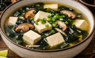 Miso polievka s morskou riasou a tofu top 1