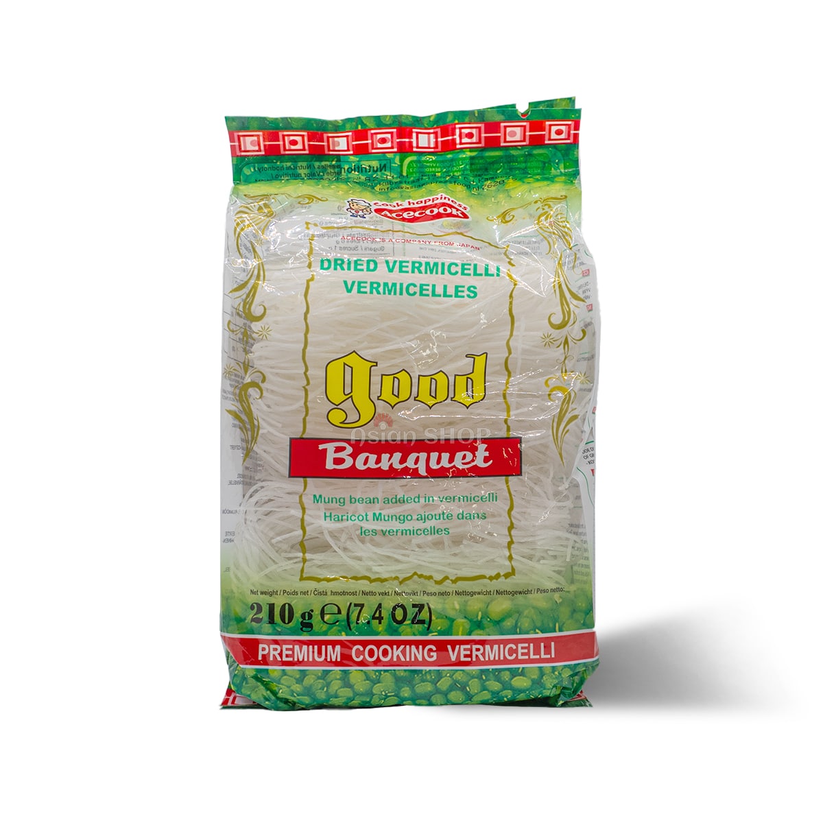 ACECOOK Vermicelli z mungo fazule 210g