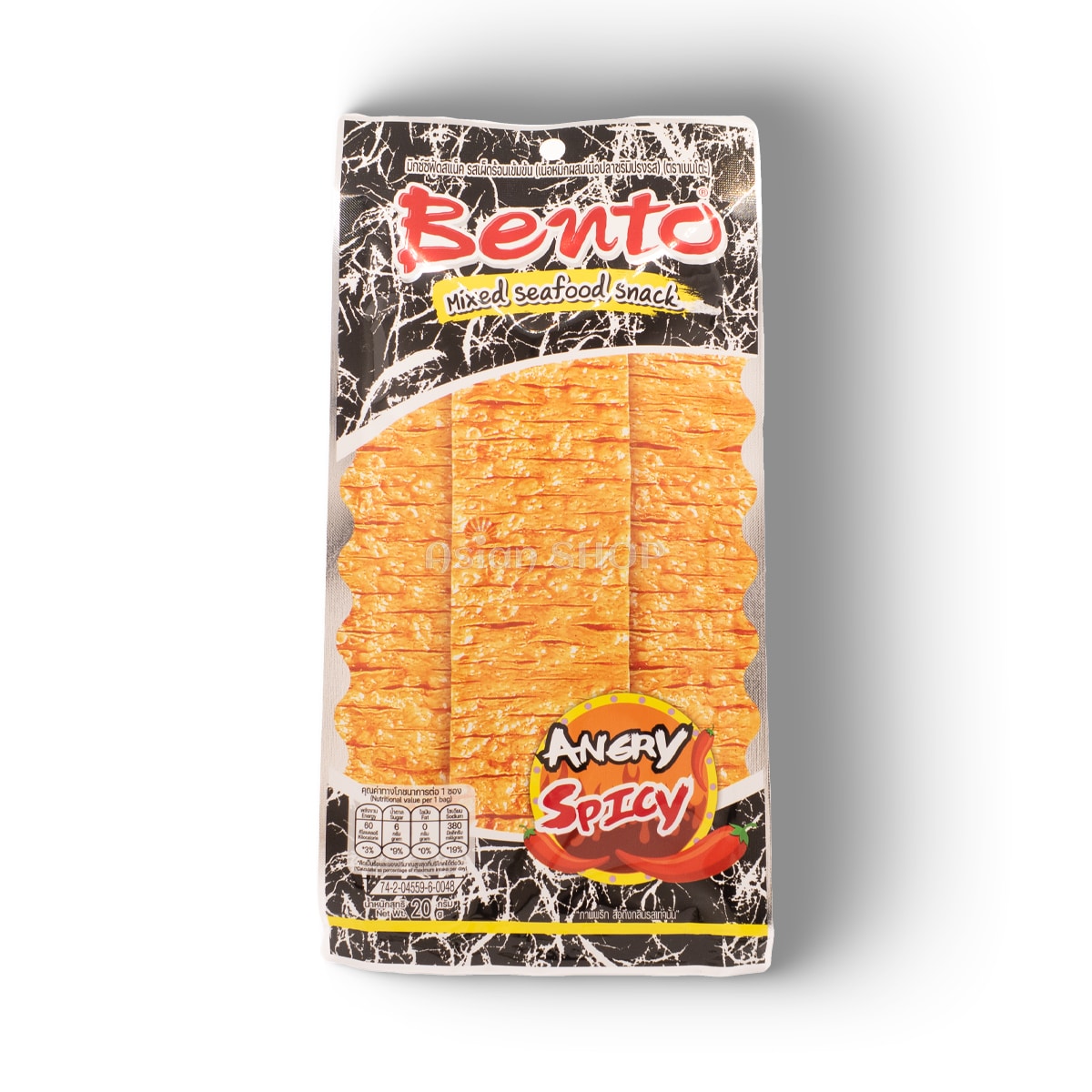 BENTO Morský snack Angry ostrý 20g