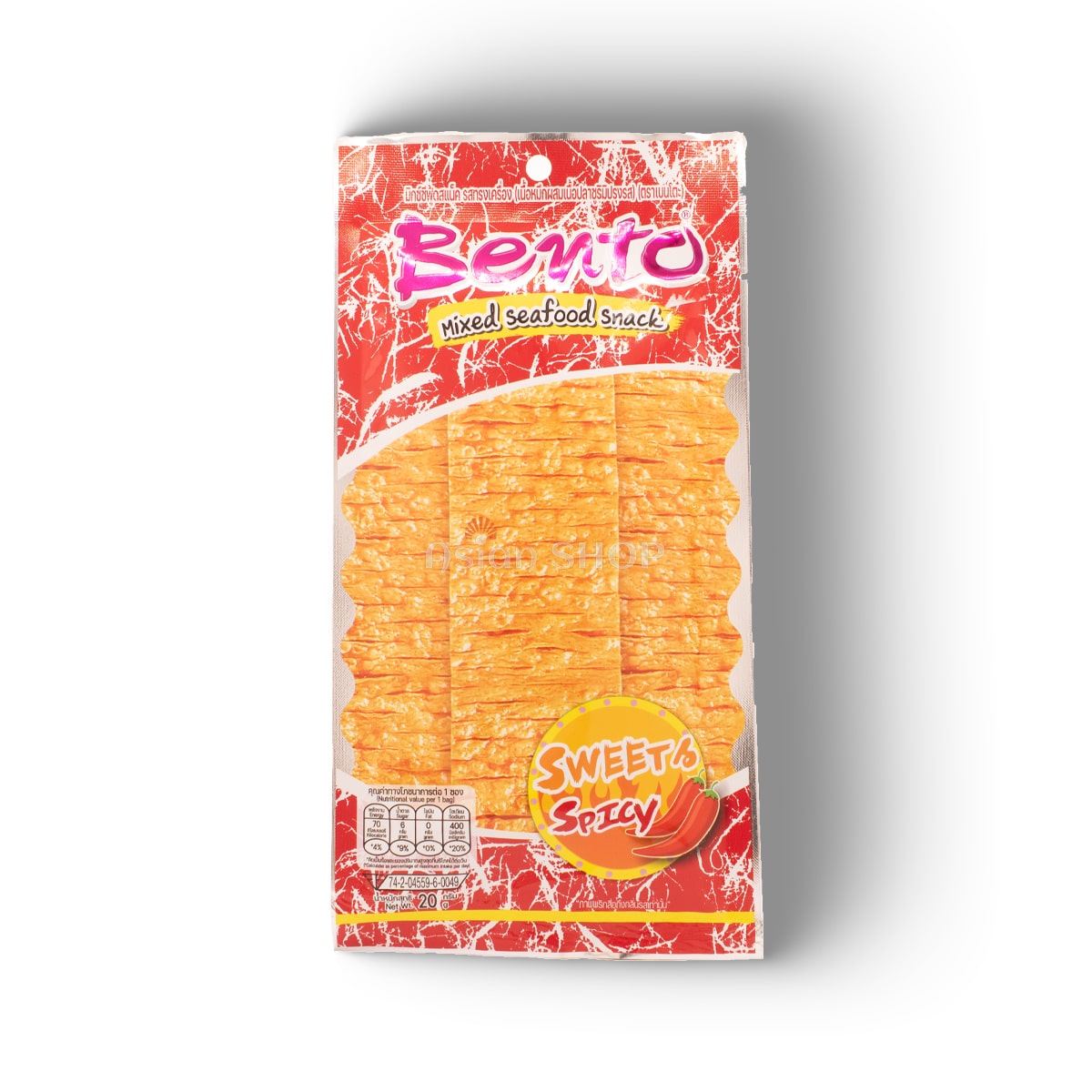 BENTO Morský snack sladkoostrý 20g