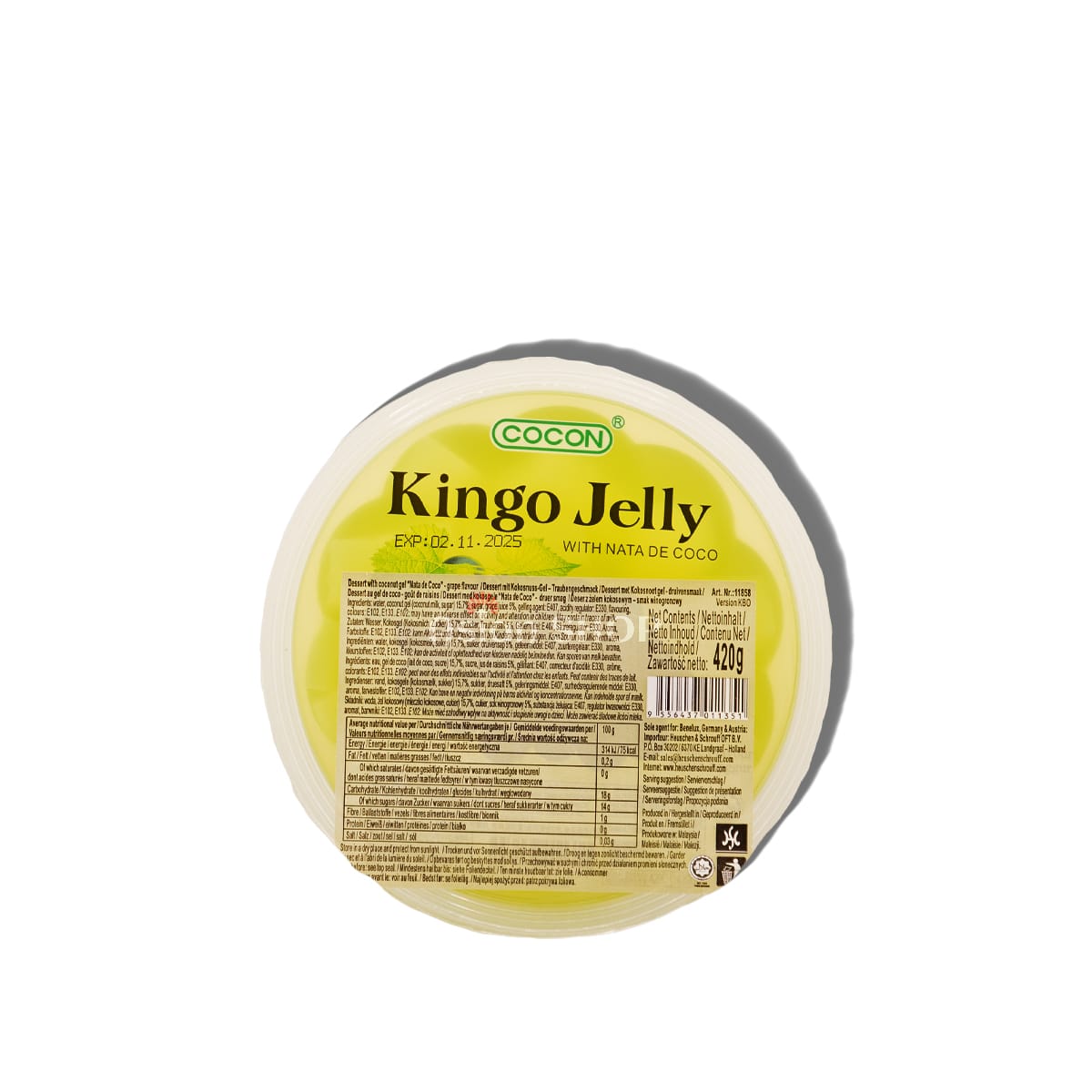 COCON Big Jelly puding hrozno 420g