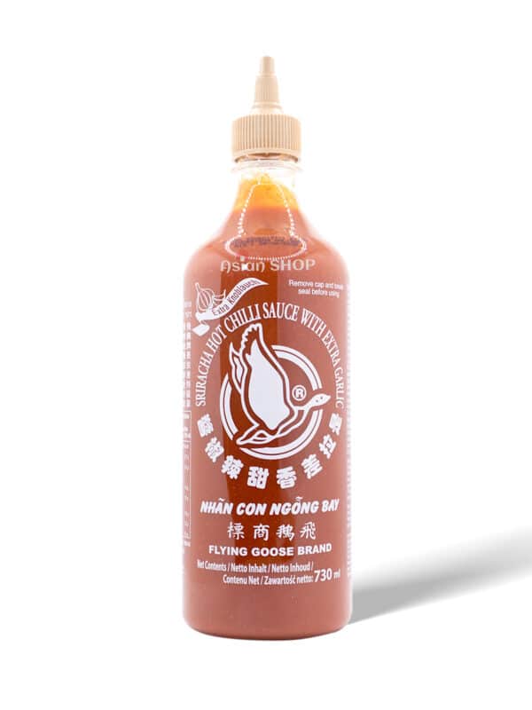 FLYING GOOSE Sriracha extra cesnak 730ml