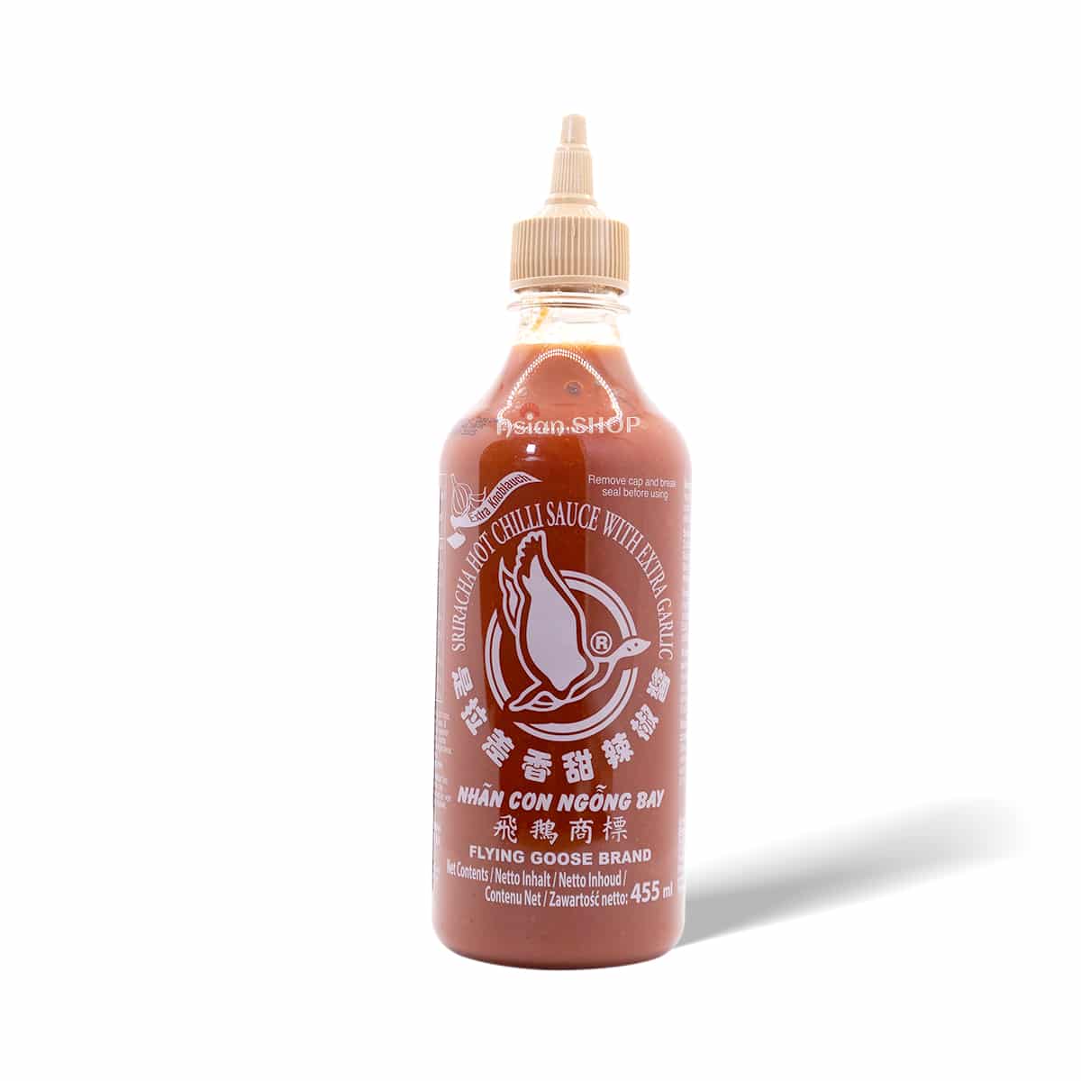 FLYING GOOSE Sriracha s cesnakom 455ml