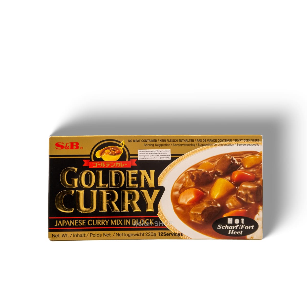 GOLDEN CURRY Hot 220g