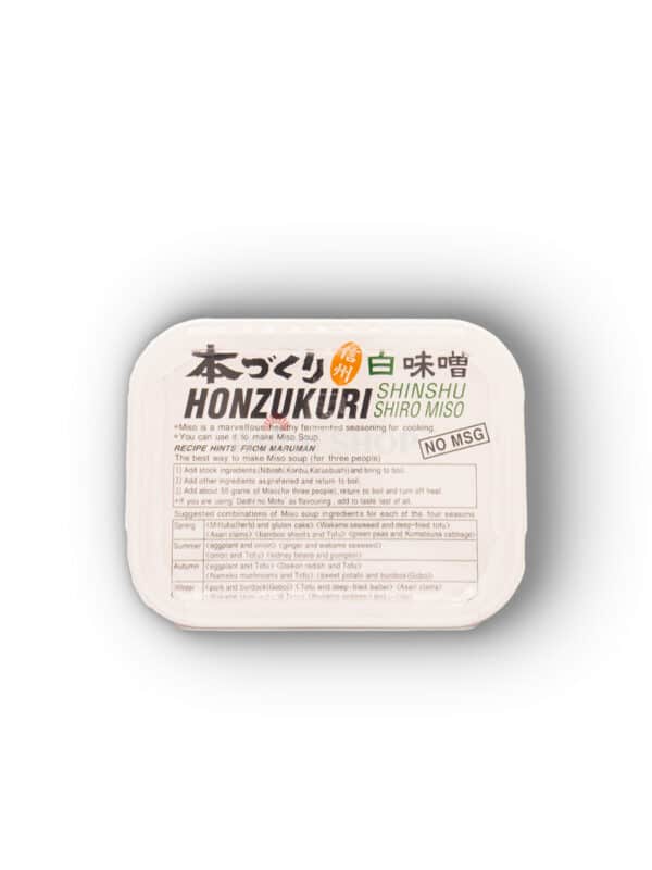 HONZUKURI Shiro miso pasta bez MSG.