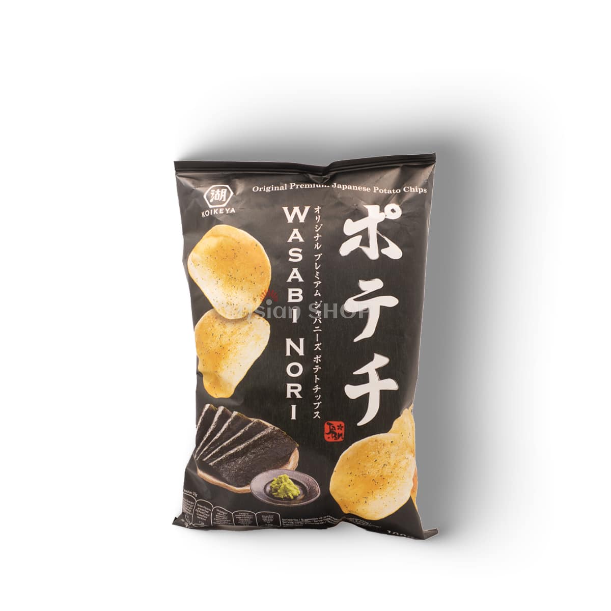 KOIKEYA Zemiakové čipsy s wasabi a nori 100g