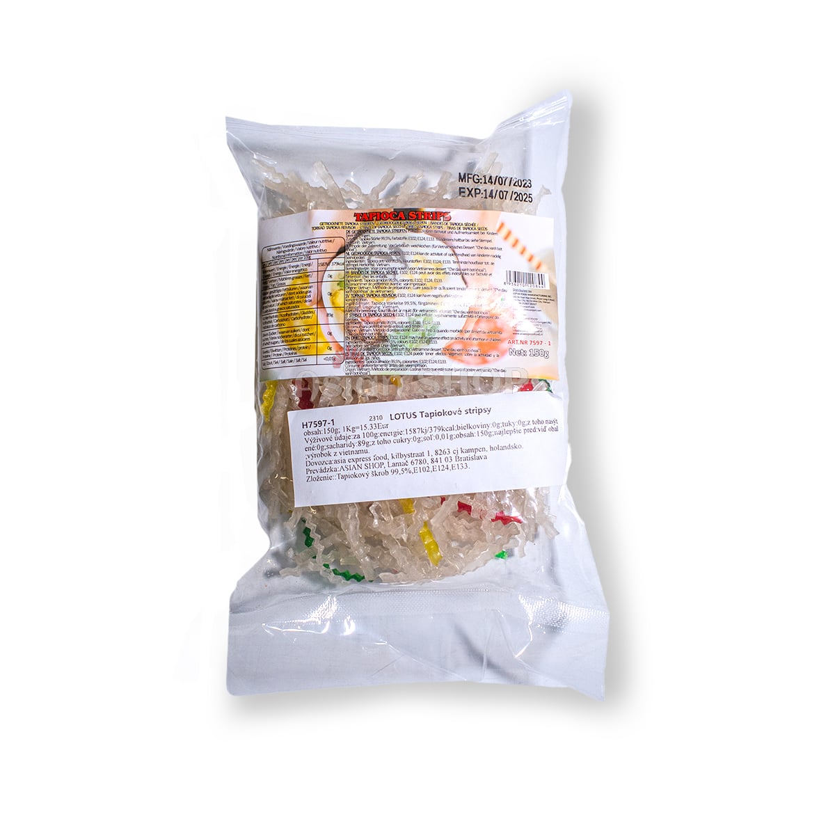 LOTUS Tapiokové stripsy 150g