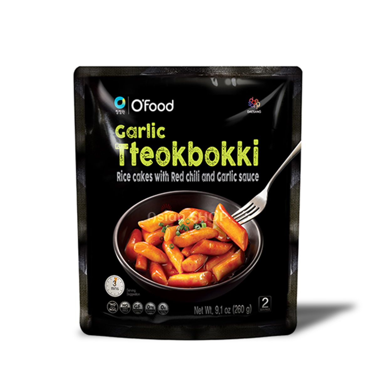 OFOOD Topoki s čili a cesnakom 260g