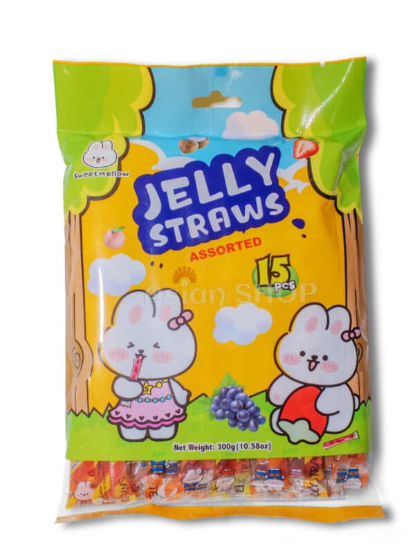 SWEET MELLOW Želé slamky 300g