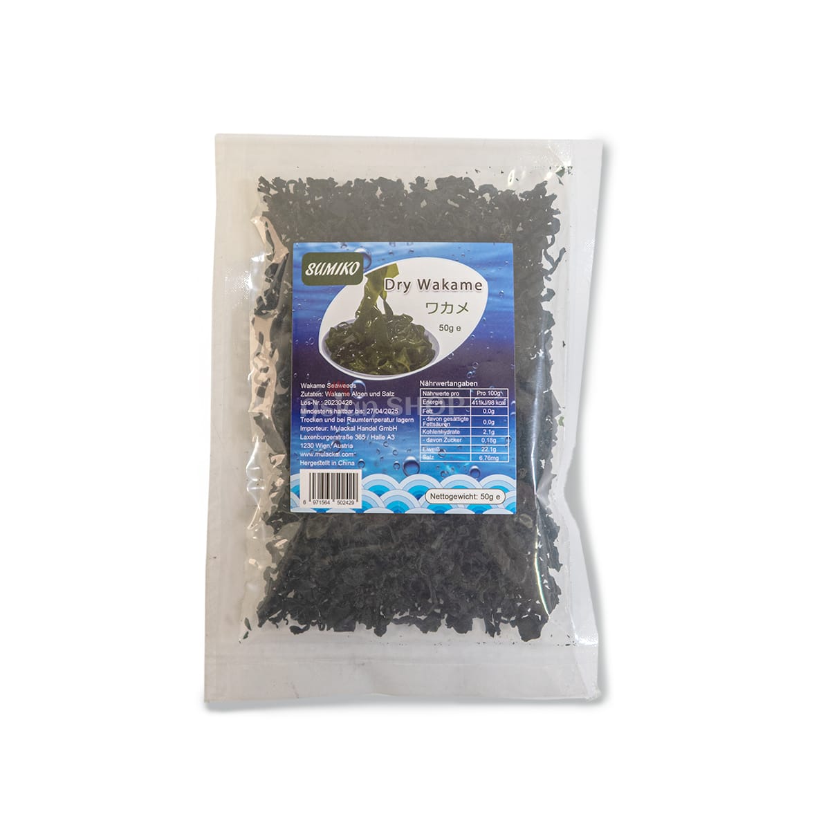 Wakame riasy sušené 50g