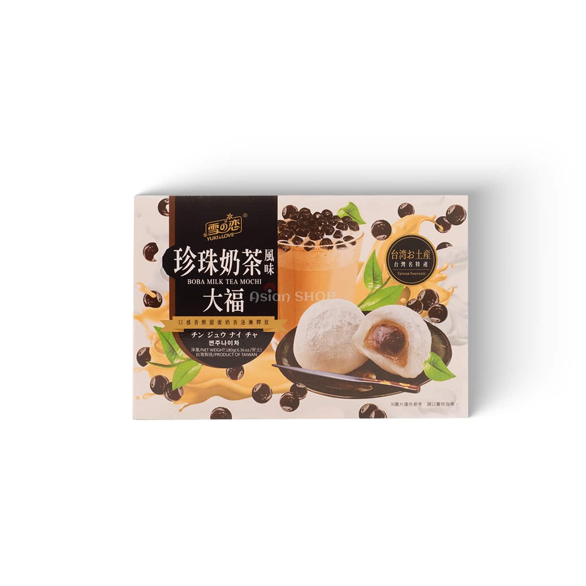 YUKI Mochi boba mliečny čaj 180g