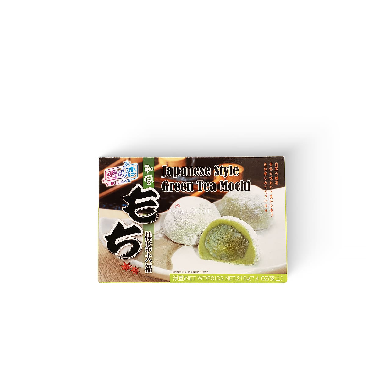 YUKI Mochi so zeleným čajom 210g