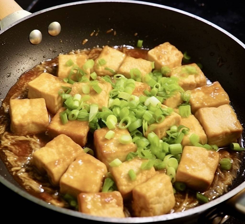 cibuľa s tofu Krok 7