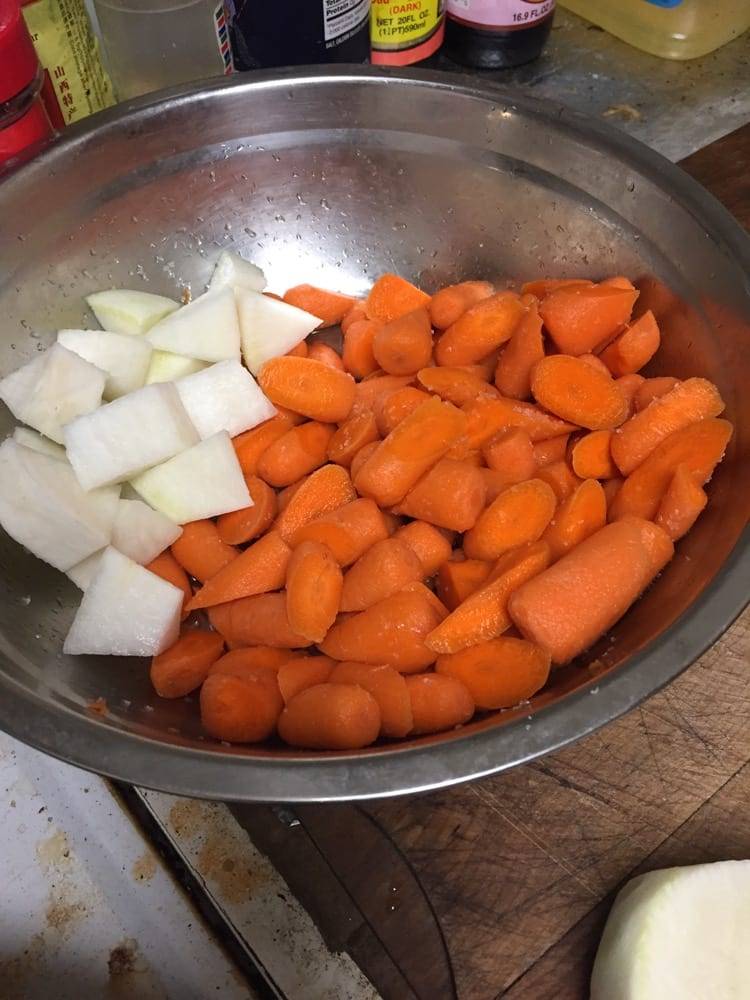 Kórea kimchi Krok 1