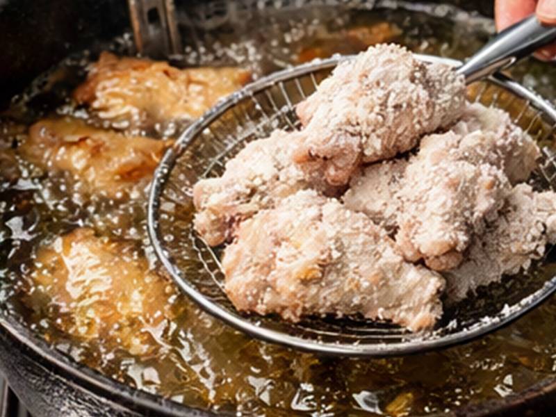 Chrumkavé dvojito vyprážané kuracie krídelká krok 5