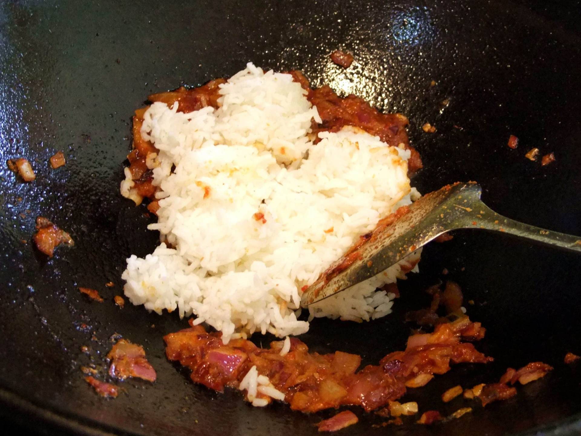 Ako vyrobiť Nasi Goreng krok 4