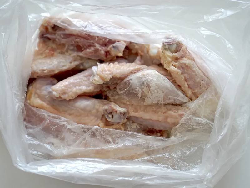 uracie krídelká s lotosovým koreňom a batátmi krok 2