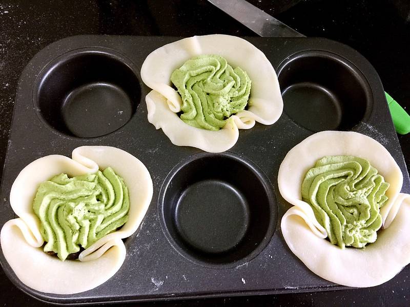 Matcha Oreo Mochi (Snežné Mochi) 14