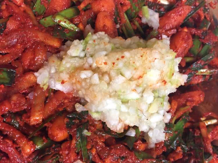 Kórea kimchi Krok 9