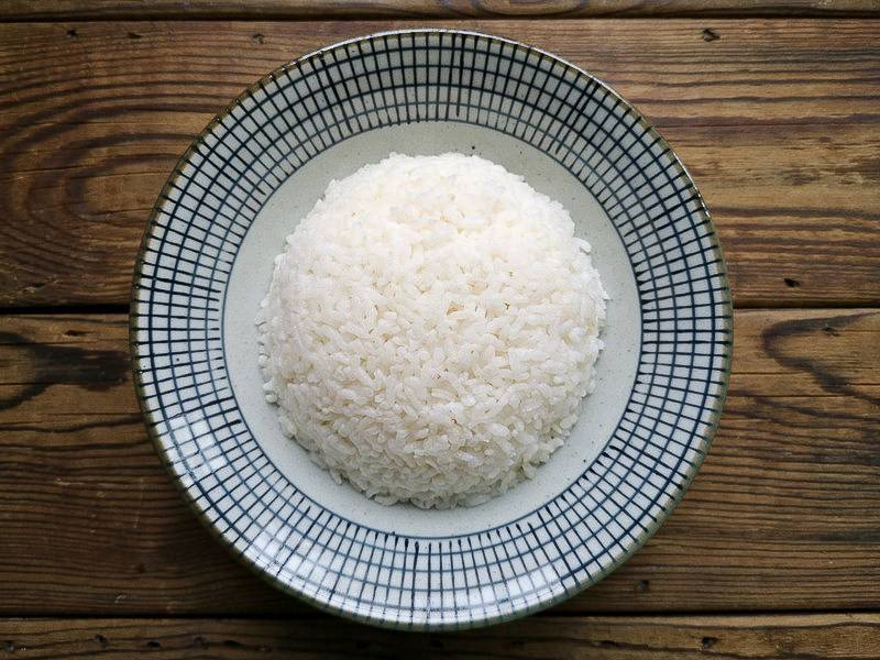 Japonská ryža s krabí omeletou a omáčkou 2