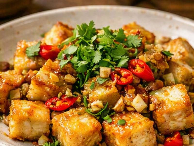 Vietnamské tofu s citrónovou trávou krok 6