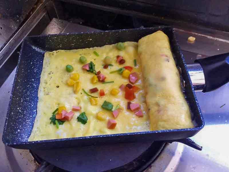Japonská Tamagoyaki (Japonská omeleta)
