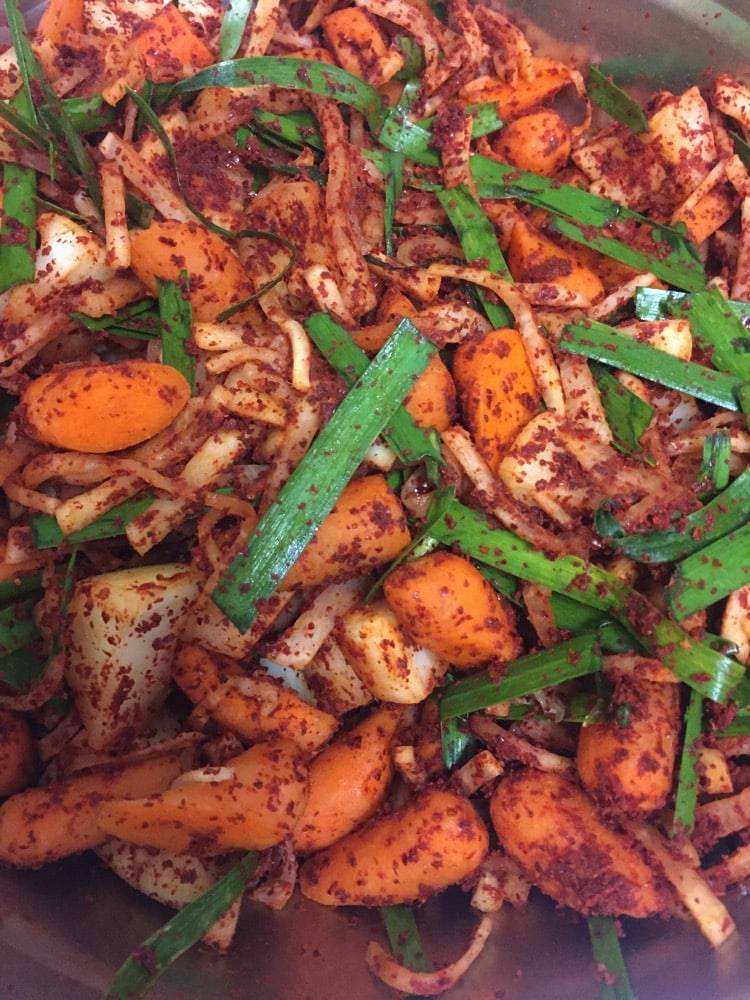 Kórea kimchi Krok 10
